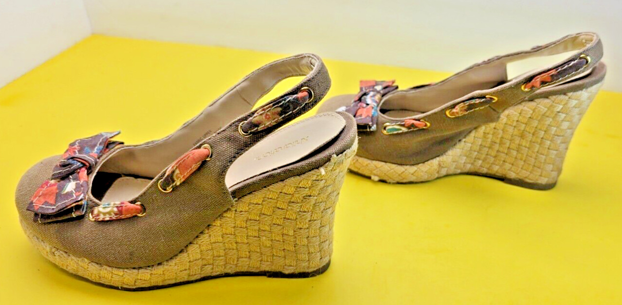 Woman’s Size 7.5 Shoes Xhilaration Tamala Brown 3.25 in Wedge