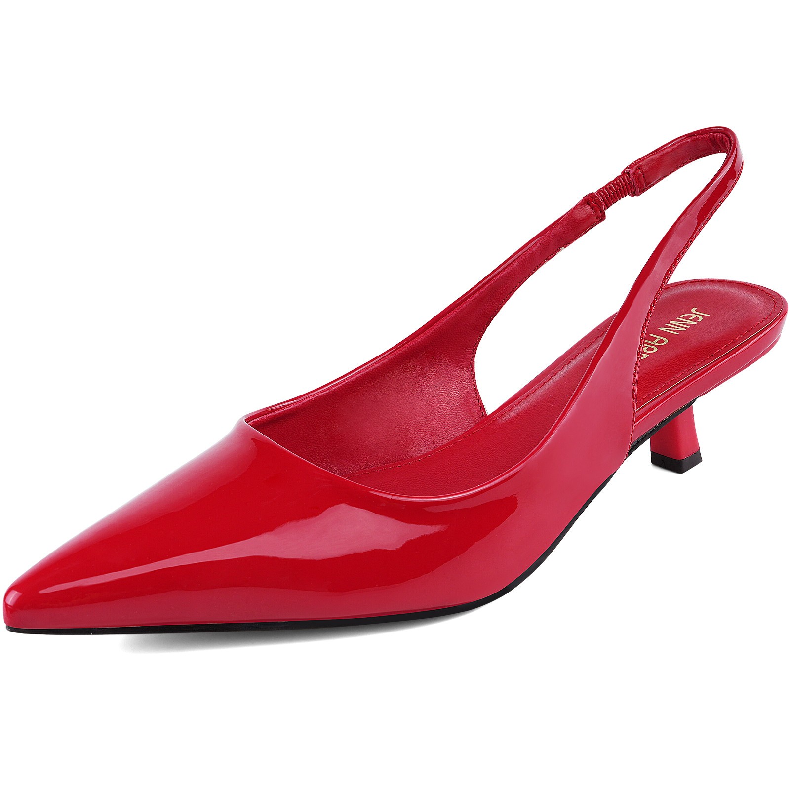 Chic Slingback Kitten Heels Pointed Toe 1.9 inch Wedding Party Dress Pumps