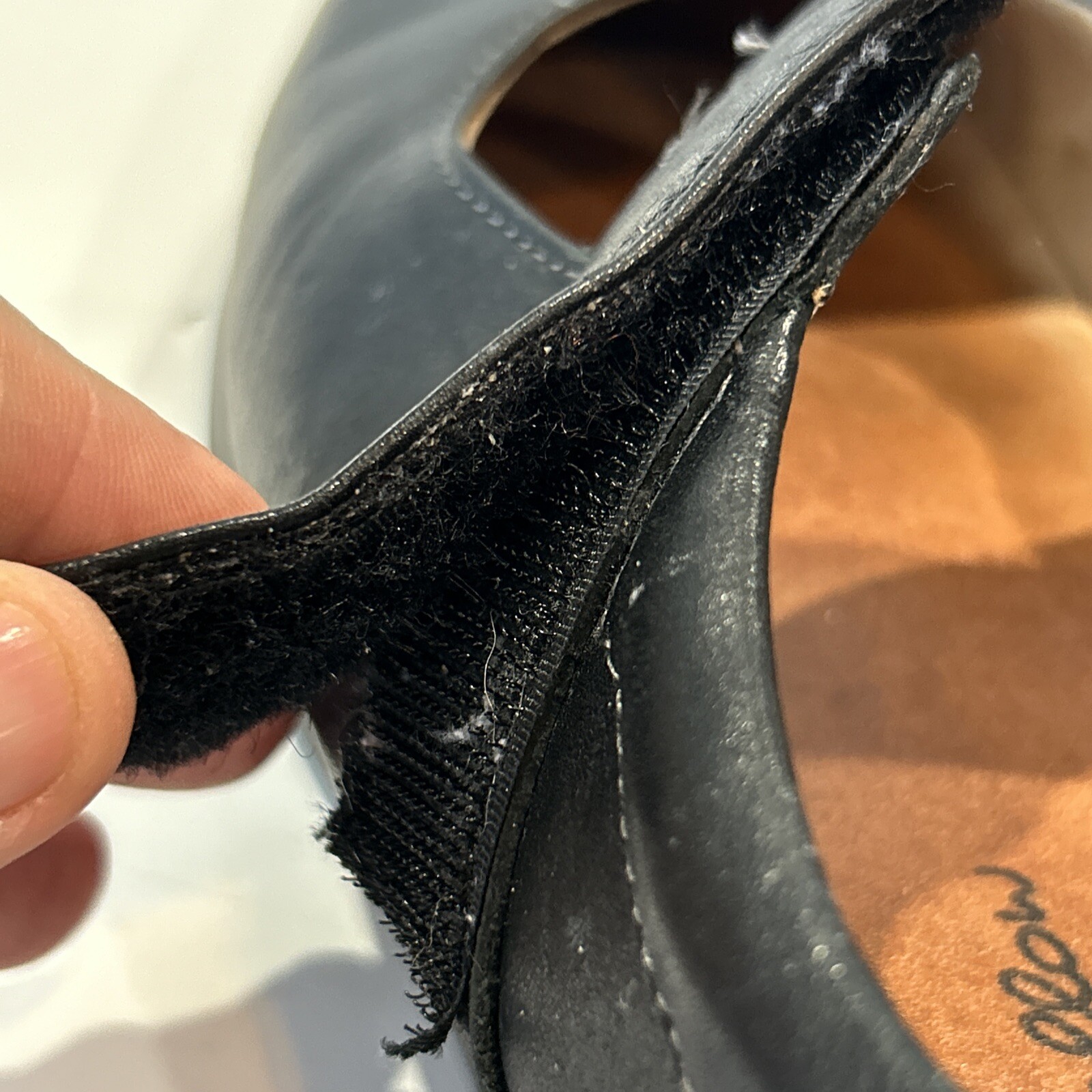 Finn Comfort Germany Black Leather Strap Mary Jane Shoes Women’s UK 7 US Size 9