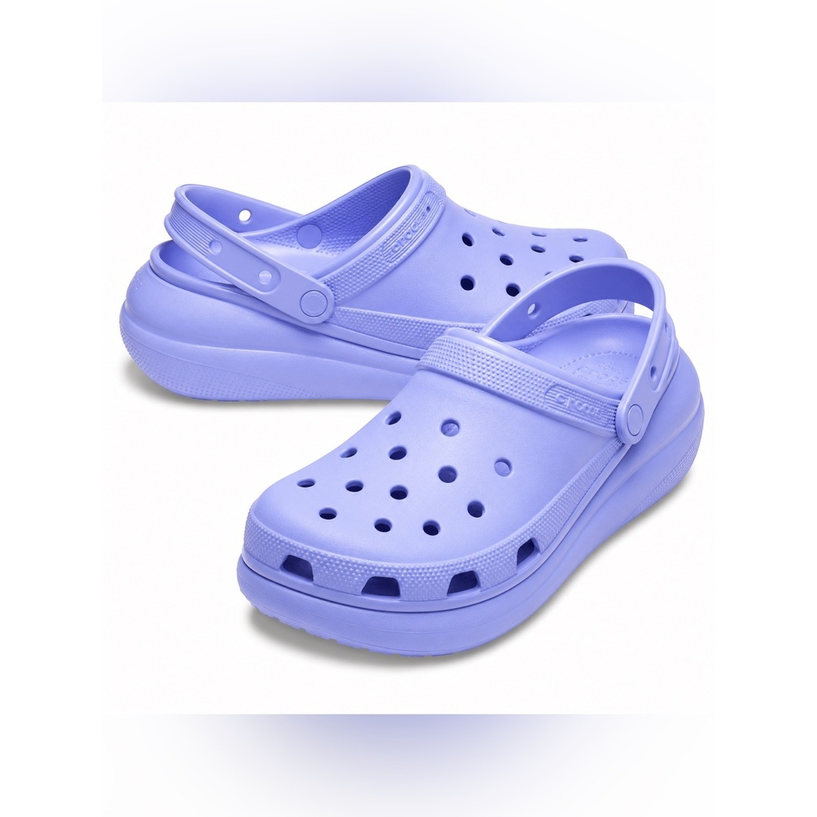 Crocs Platform Clog Lavender Women’s Size 8 Men’s 6 Lightweight Comfort Shoes