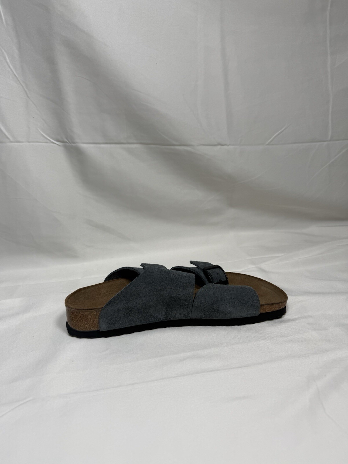 NEW Birkenstock Betula Samba Two Strap Sandal Grey Suede EU 38 L7 M9 Narrow