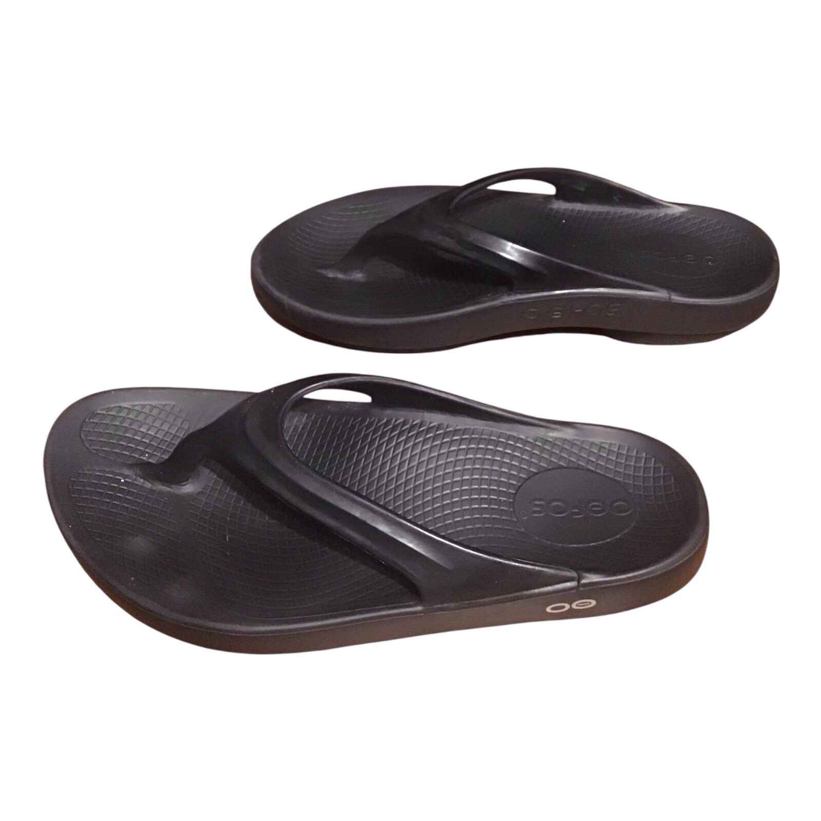 oofos Women’s Black Size 8 Flip Flops Sandal Beach Pool Comfortable