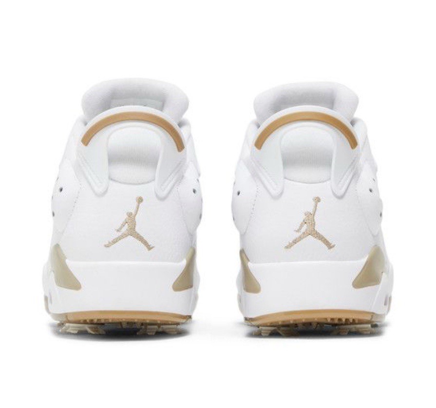Women’s Size 5 Men 3.5 Nike Air Jordan 6 Retro Low Golf White Khaki DV1376-100
