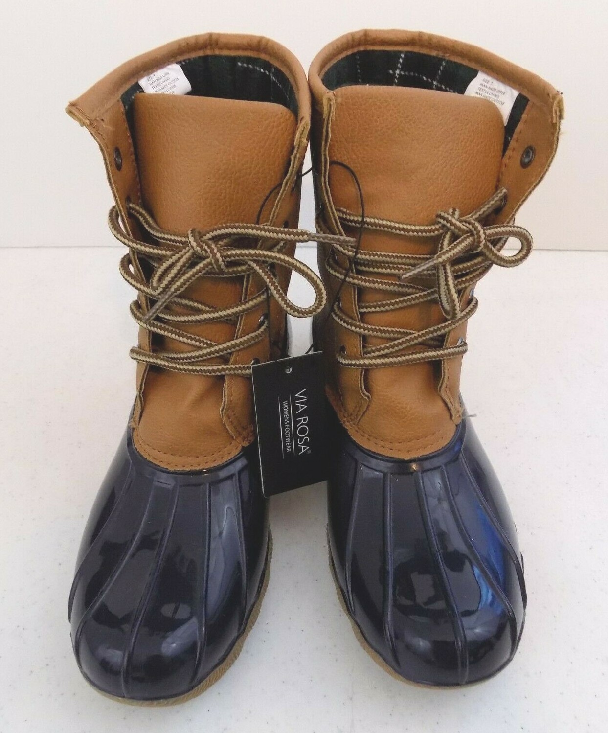 Via Rosa ~ Women’s Size 7 ~ Tan Duck Boots ~ New