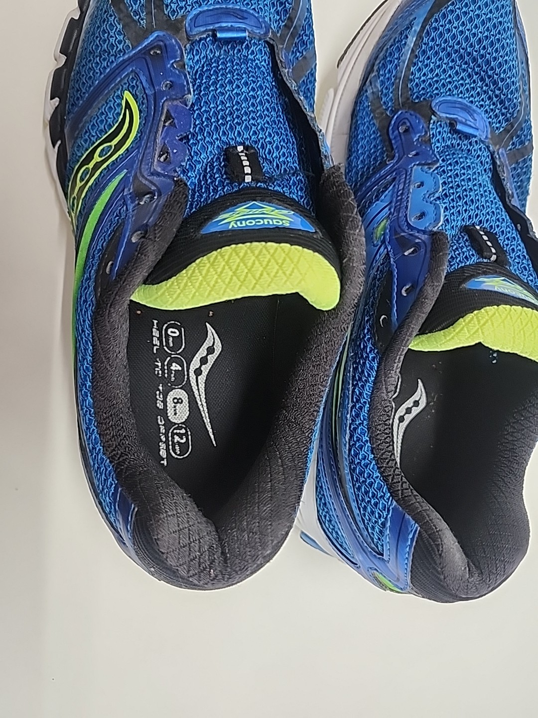 Saucony Guide 8 Blue Running Shoes 8mm Offset Athletic Tennis Shoes Sz 10