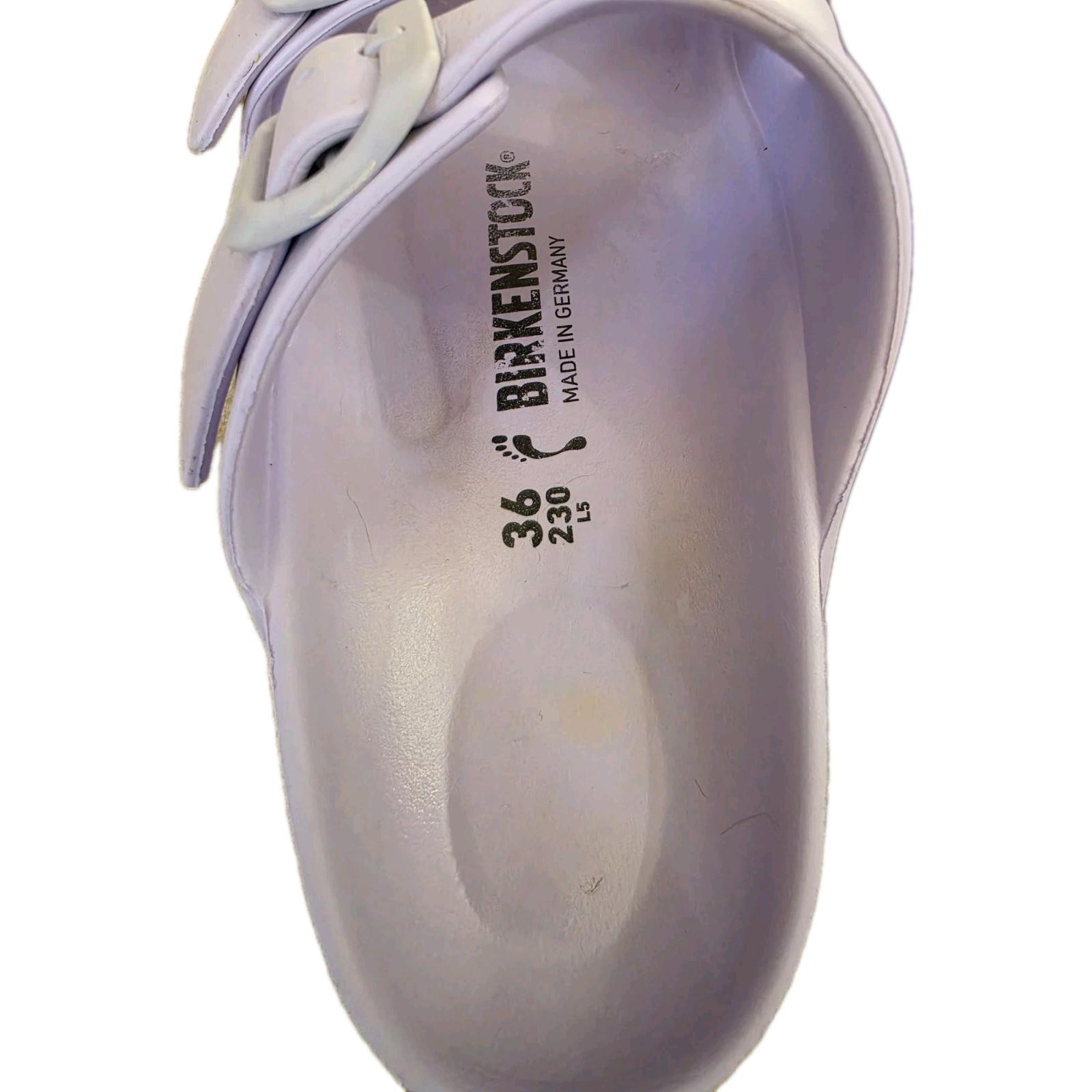 Birkenstock New with Box Arizona Purple Fog EVA Narrow Width Size:36