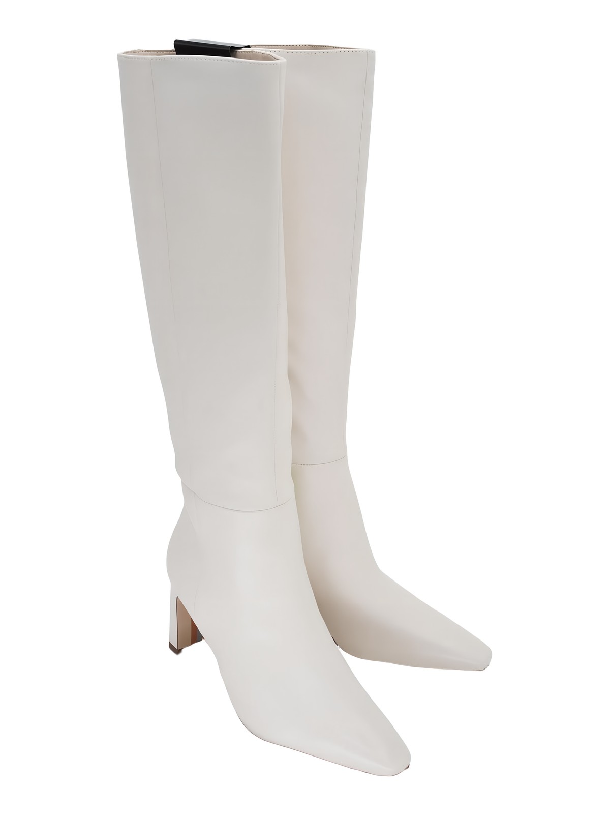 Sam Edelman Sylvia Knee High Dress Boots 2.75in Heel Modern Ivory 7.5M