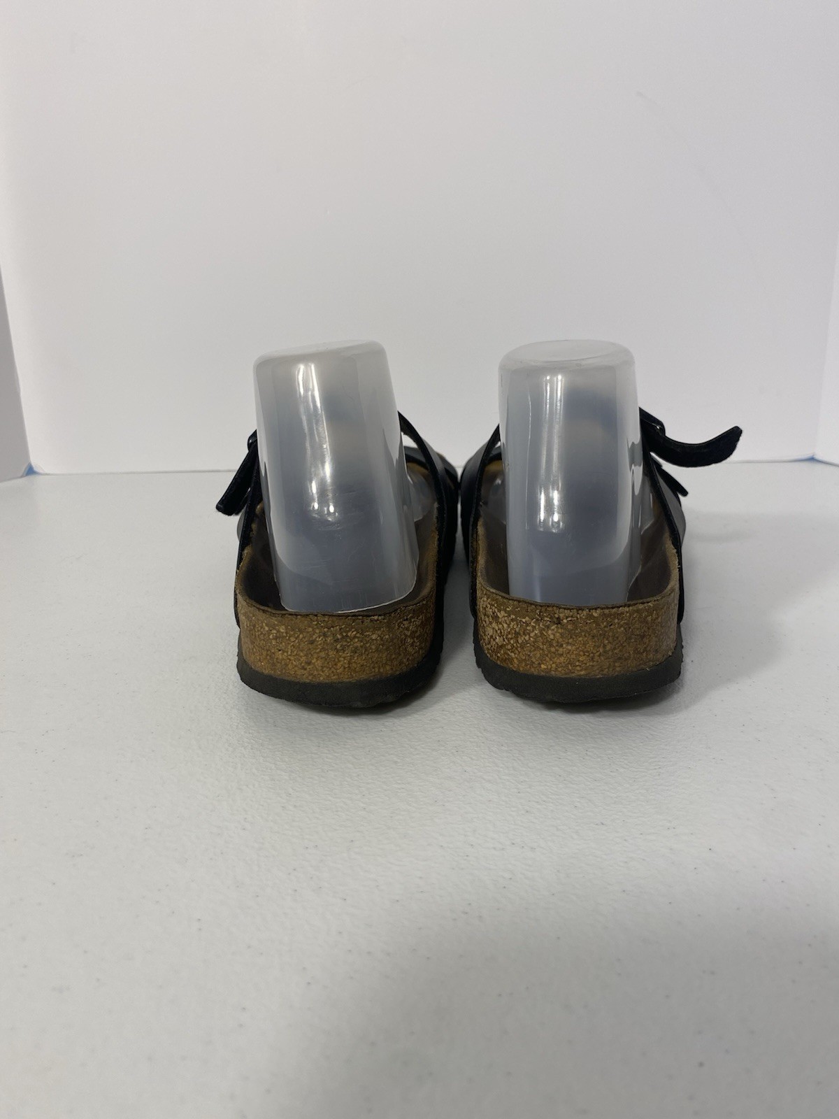 Birkenstock Mayari Black Leather Toe Loop Sandals Women EU 41 US 10-10.5 Comfort