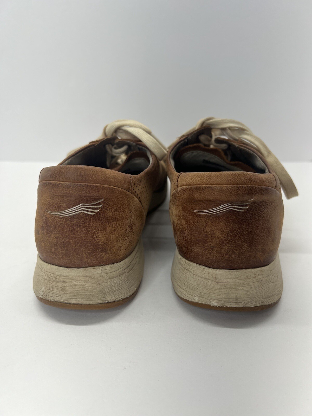 Dansko Women’s 39 Christina Brown Leather Lace Up Sneaker Comfort Casual