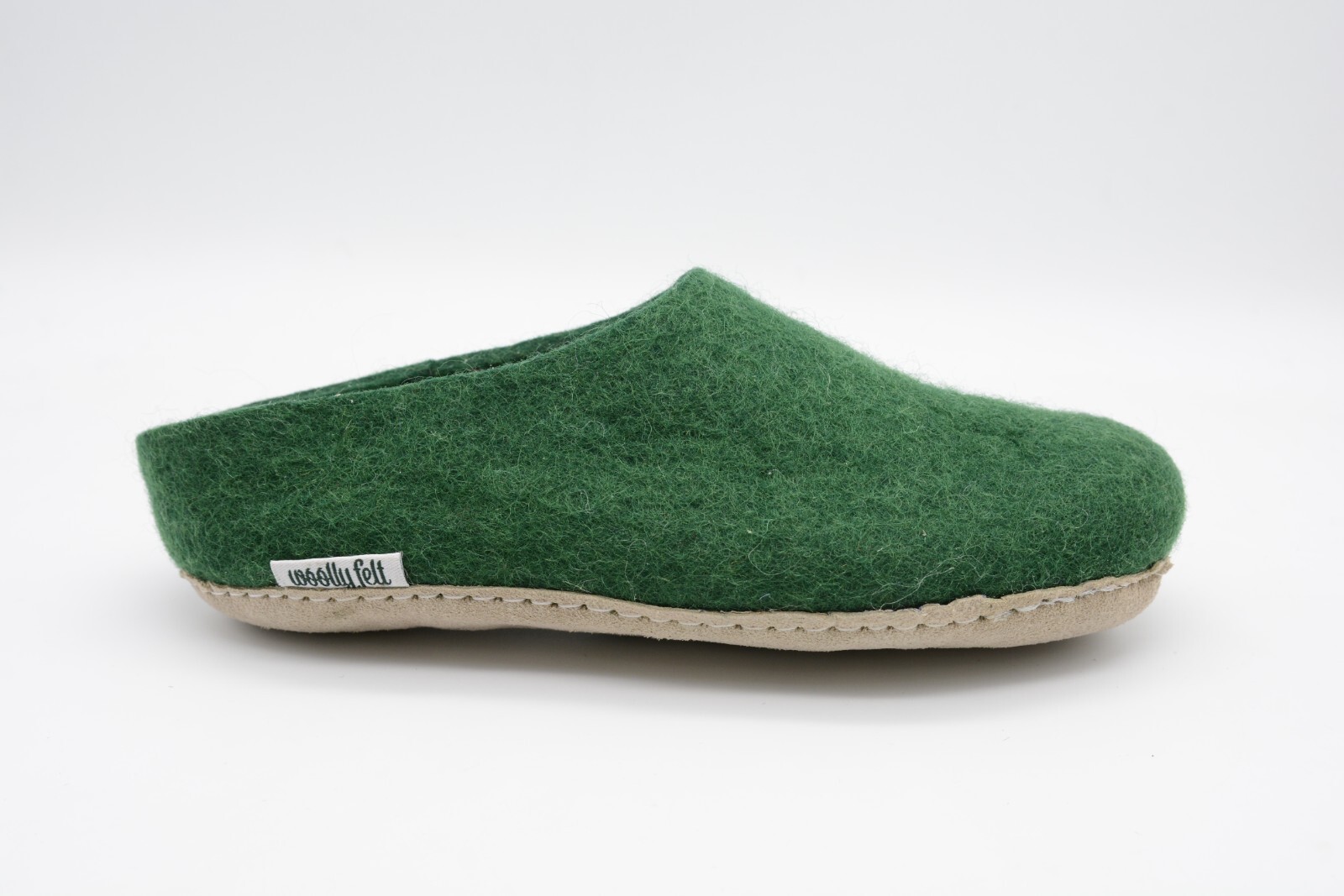 Handmade Felted Slippers With Leather Sole – Warm,Durable & Eco-Friendly