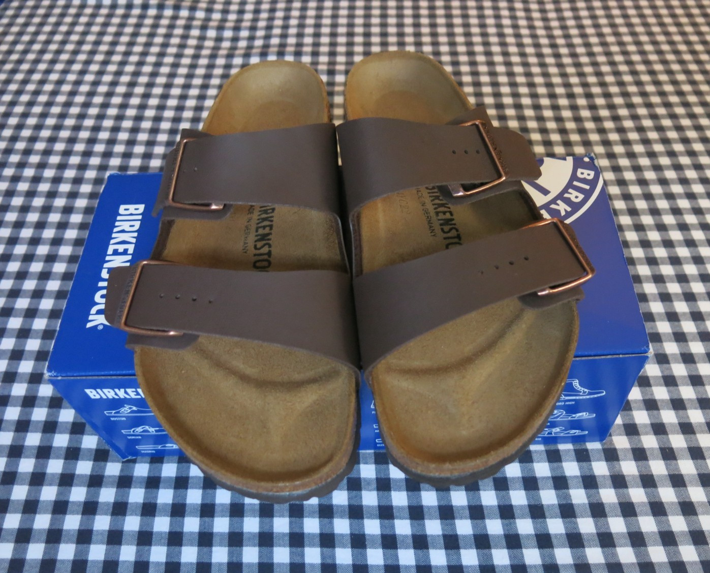Birkenstock Arizona Birko-Flor® sandals dark brown EU 40 US 9-9.5 regular/wide