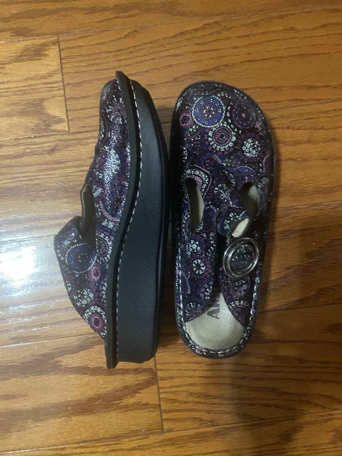 Alegria Slip On Clogs Leather Womens Shoes Clogs 37
