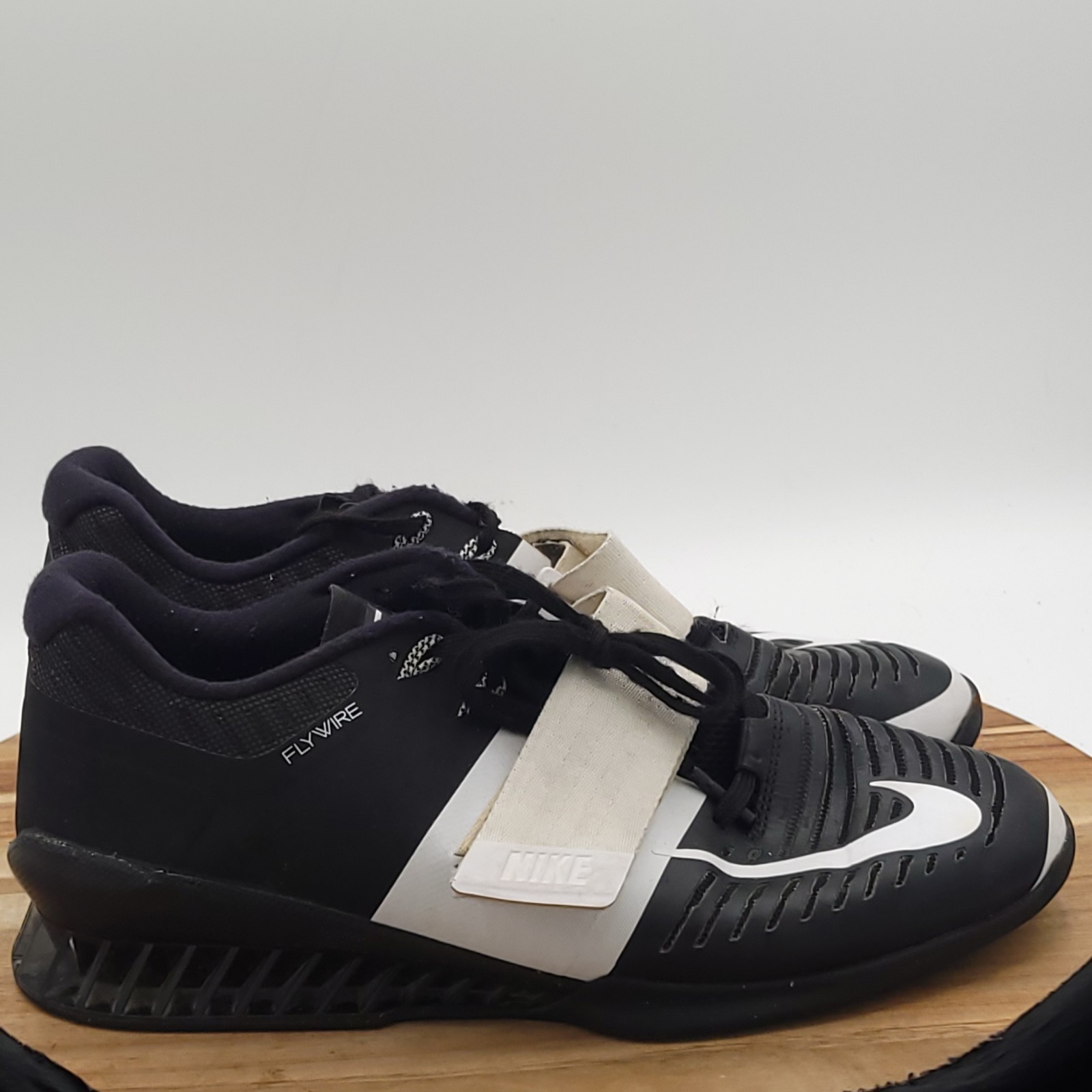 Nike Romaleos 3 Womens Sz 11 Black White Weightlifting Shoes – See Description