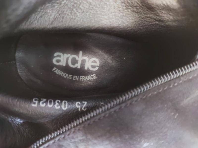 women ark ankle boots black nubuck 37.5