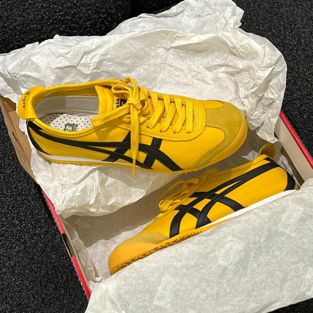 Brand New MEXICO 66 YELLOW BLACK Shoes New With Box 1183C102-751