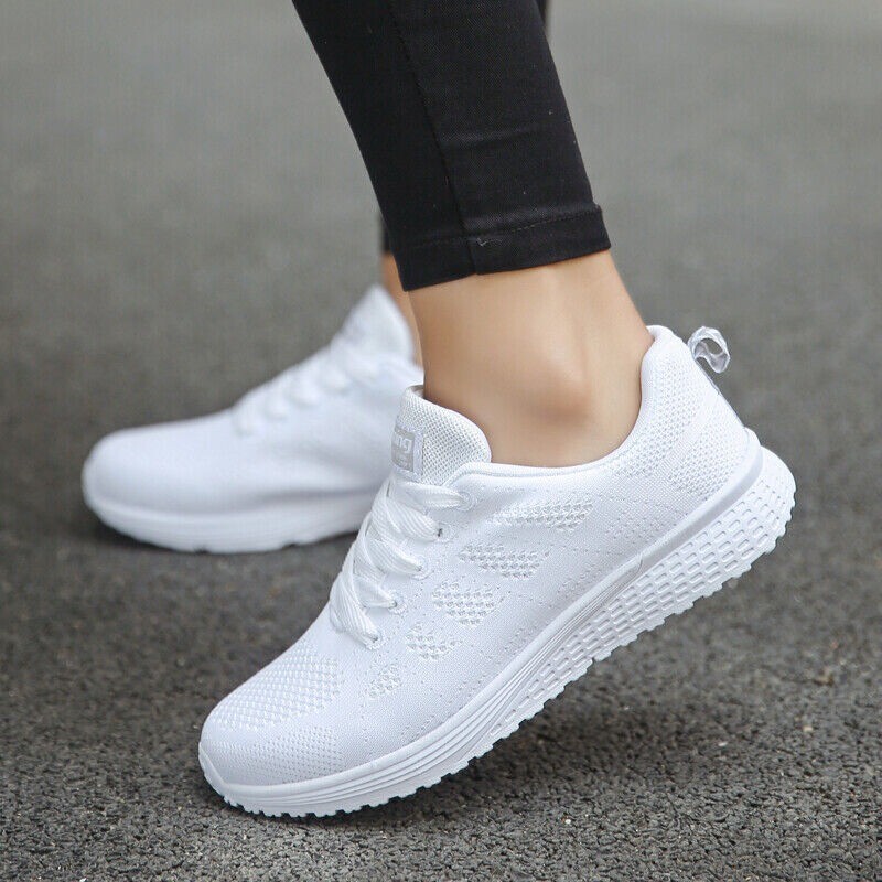 Orthopedic Walking Round Shoes for Women Mesh Breathable Trainers Outdoor Sport