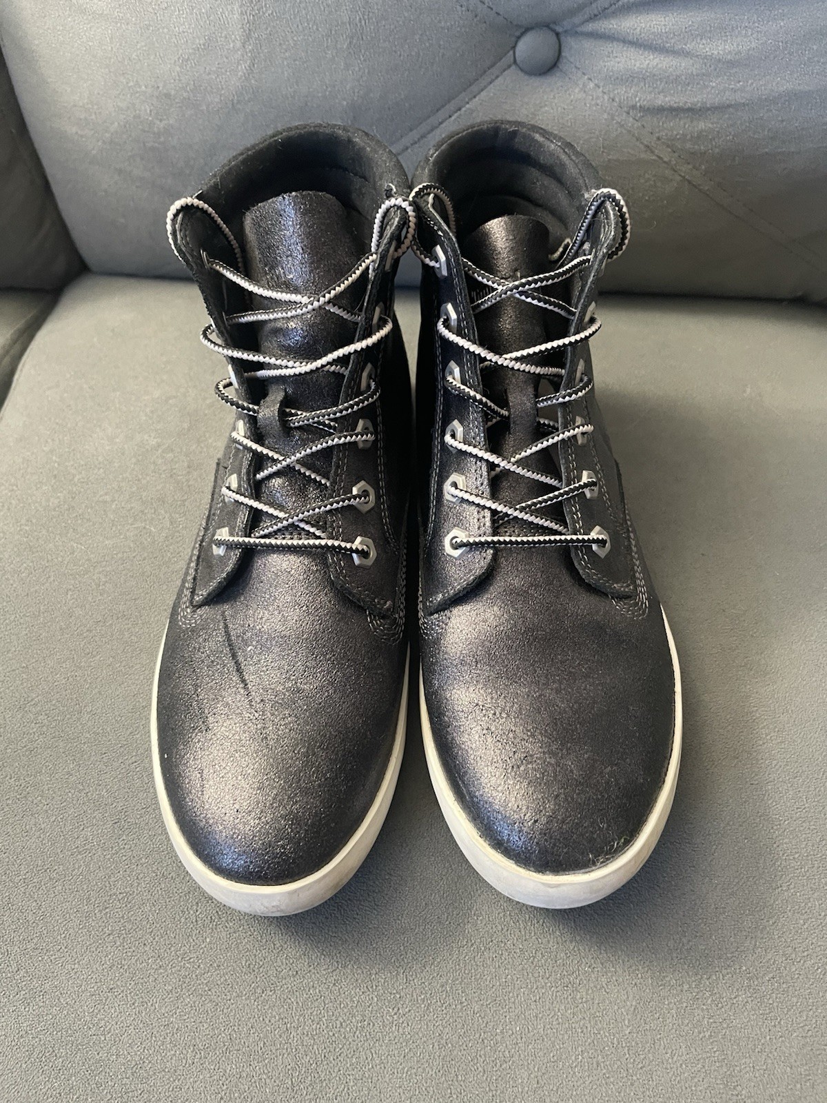 Timberland Women’s Dausette Sneaker Boots Black Metallic NIB