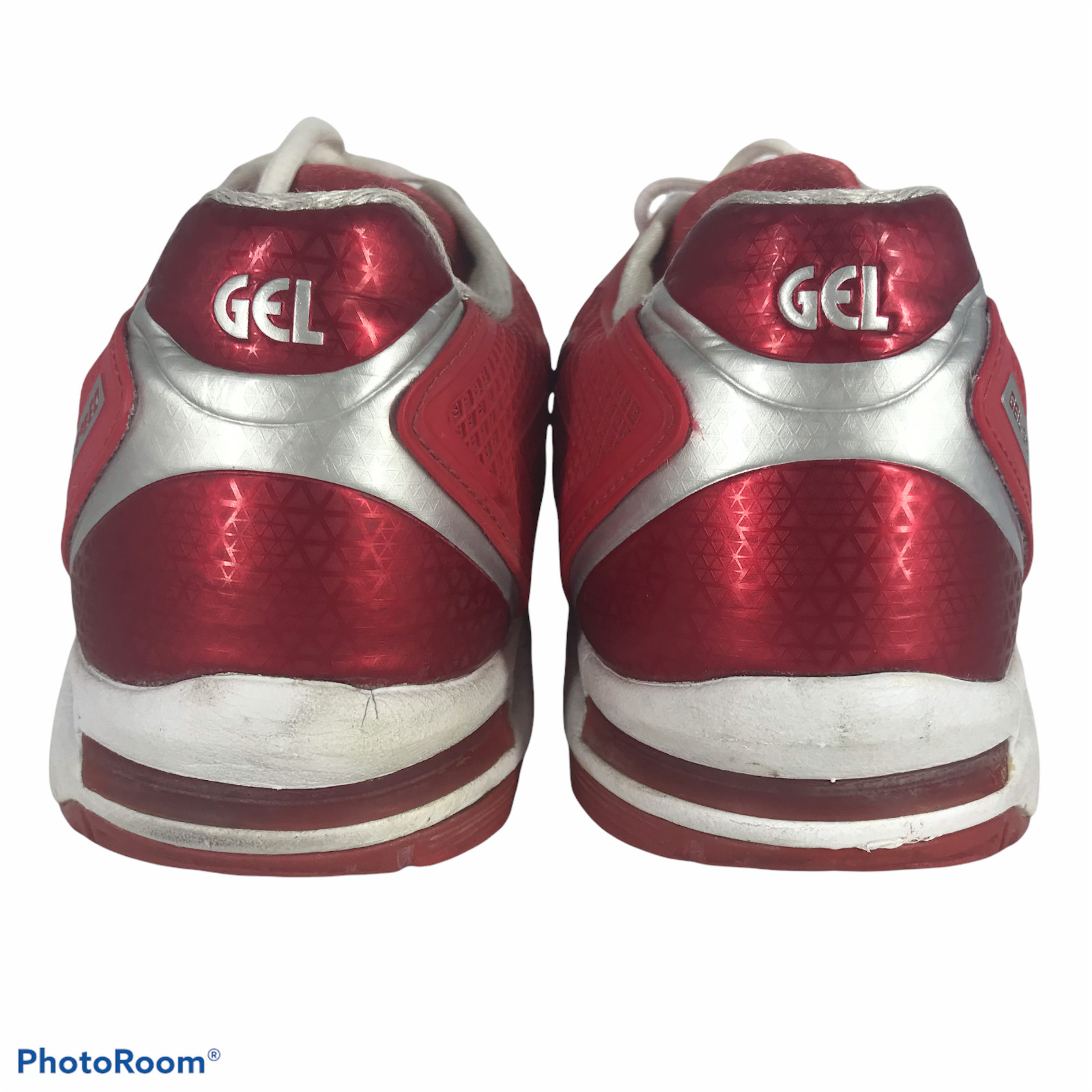 NOT AVAILABLE ASICS Sneakers Womens 9 IGS Gel Solutions Speed Red Running Shoes
