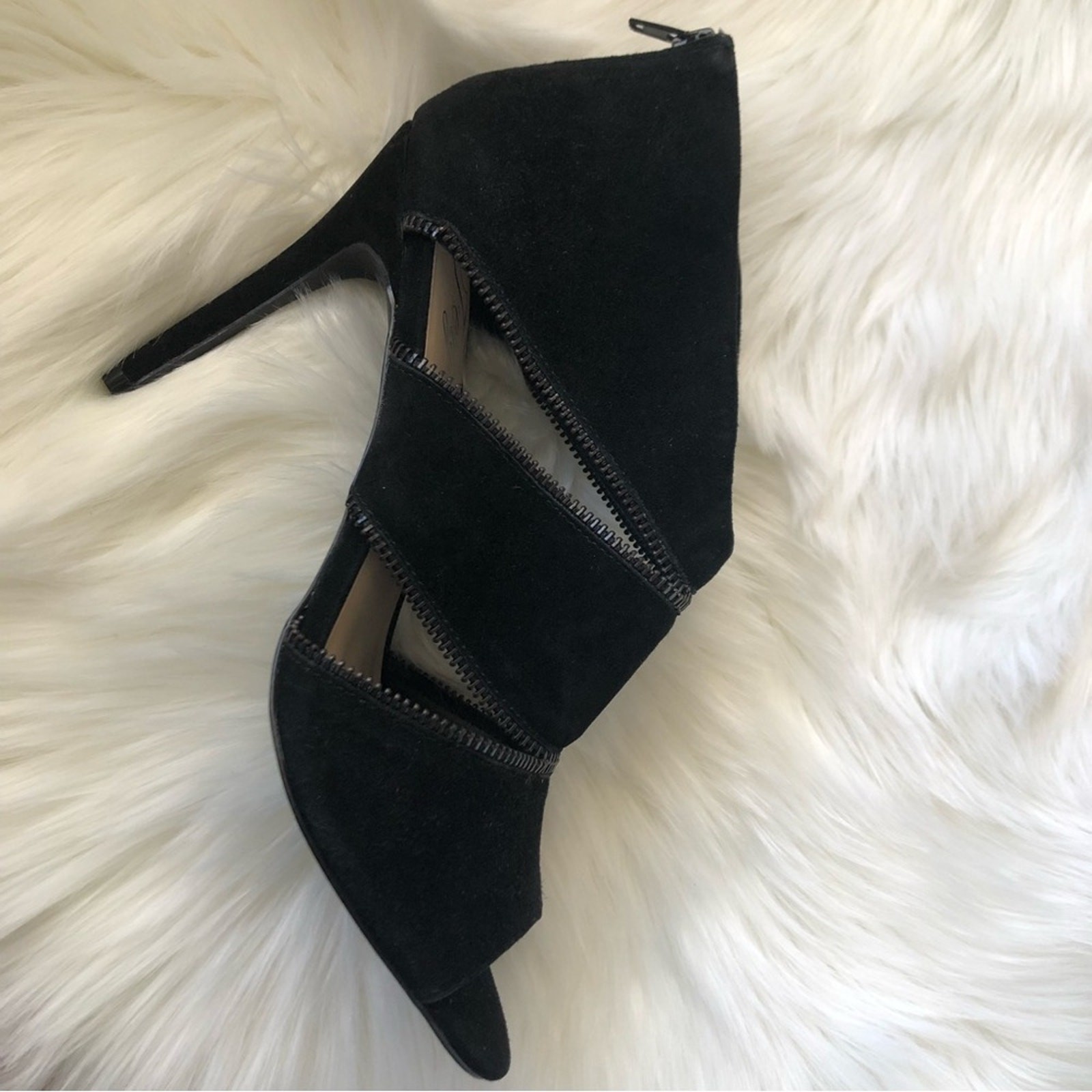 Fergie Amelia Suede High Heeled Sandals 10