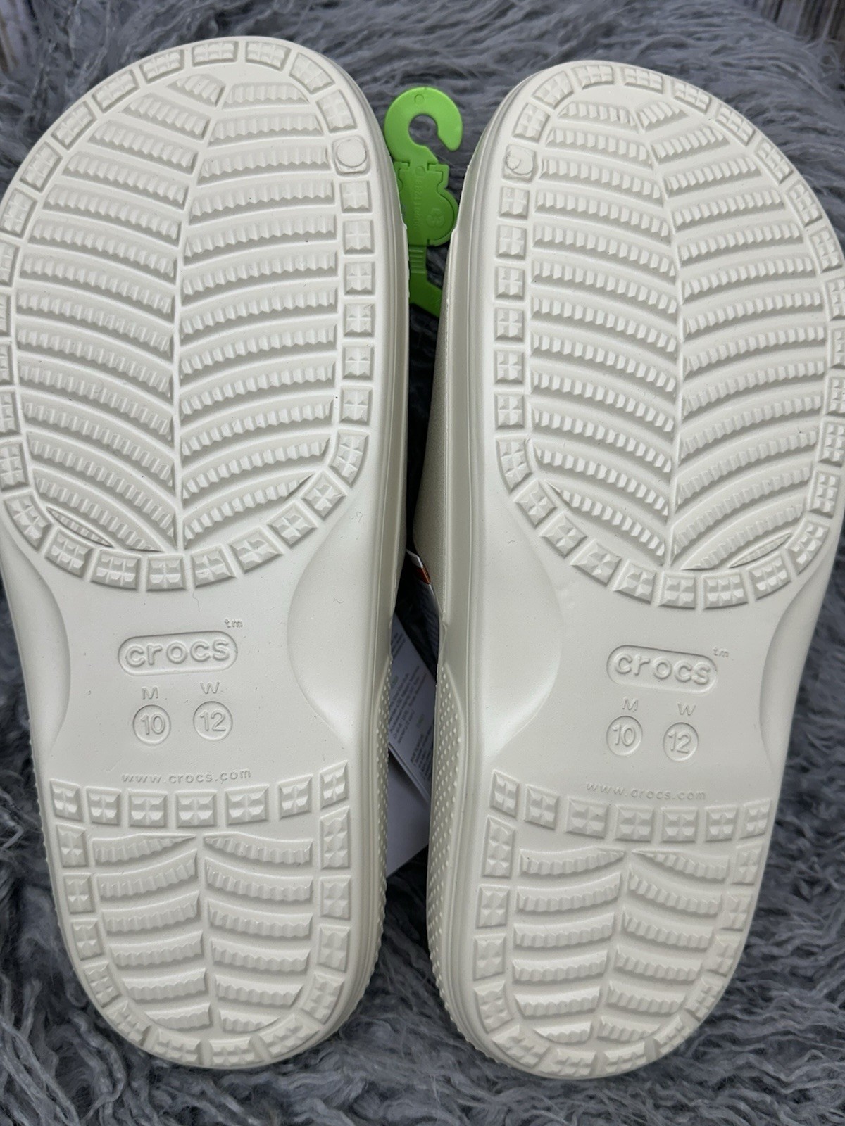 CROCS Slide M9/W10 New With Tags Neutral Cream Color Unisex