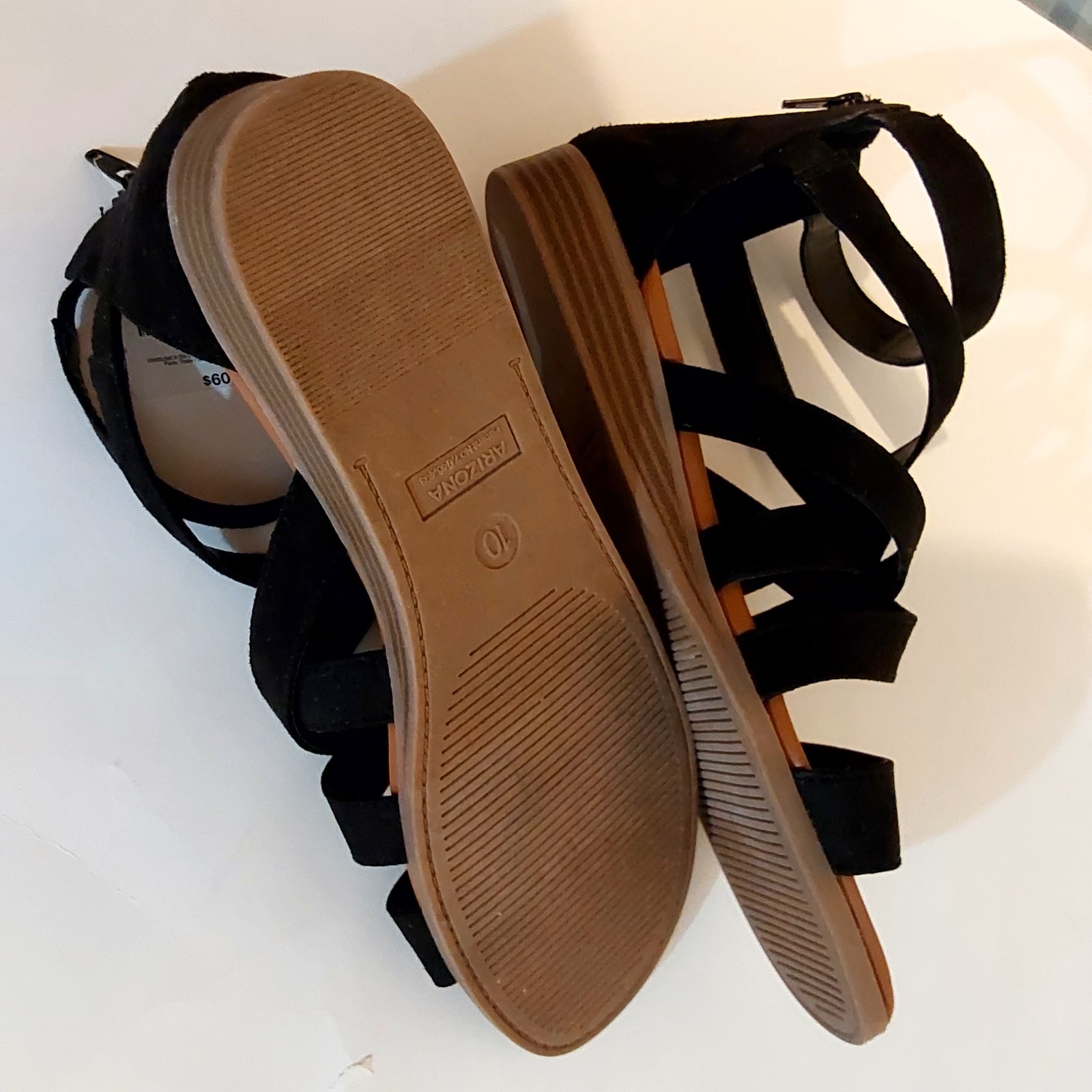 2 Pair of Sandals From Arizona Jean Co. Size 10 Women’s See Photos