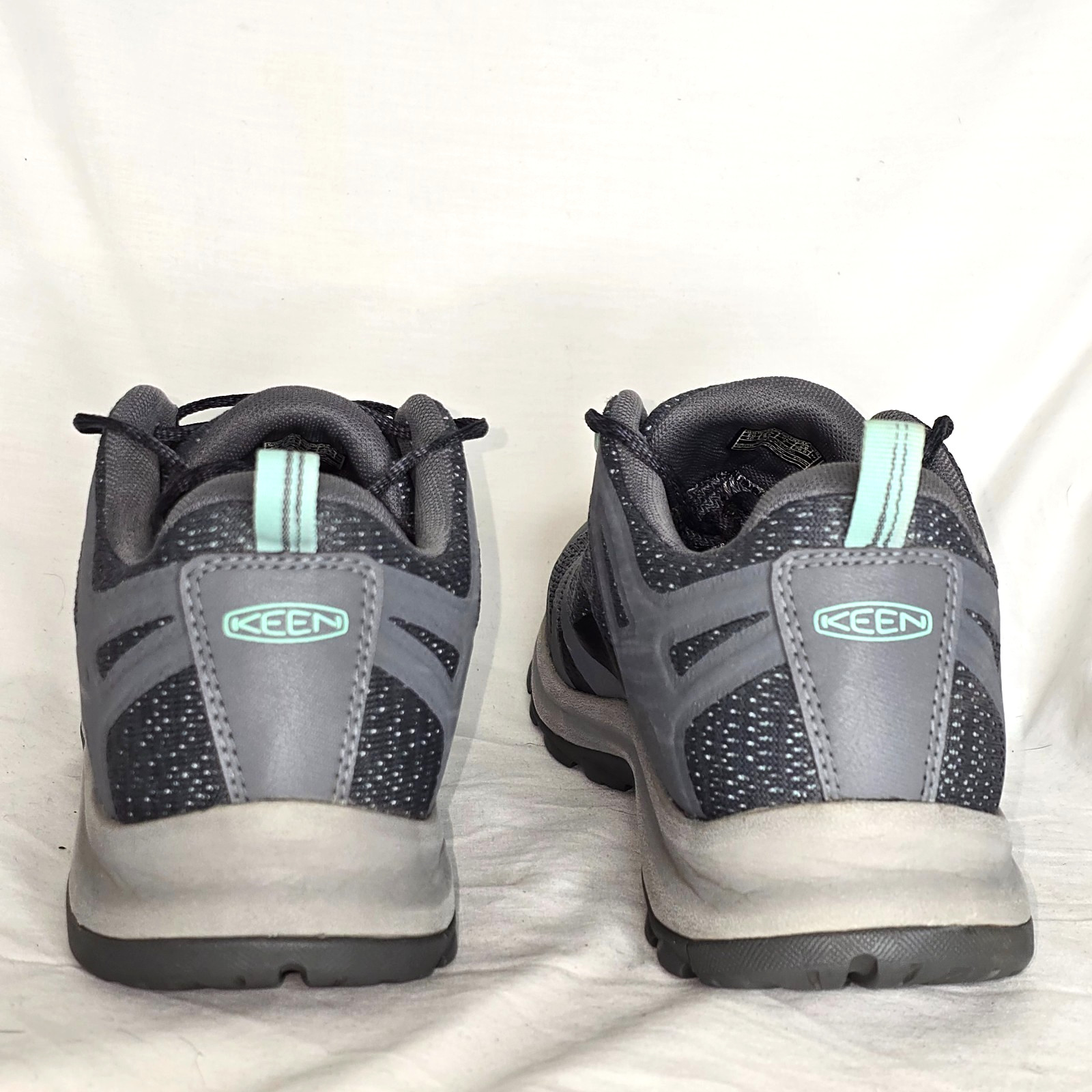Keen Terradora II Hiking 9.5 Shoes Gray/Teal Ret. Crossover Urban Hike Walk $165