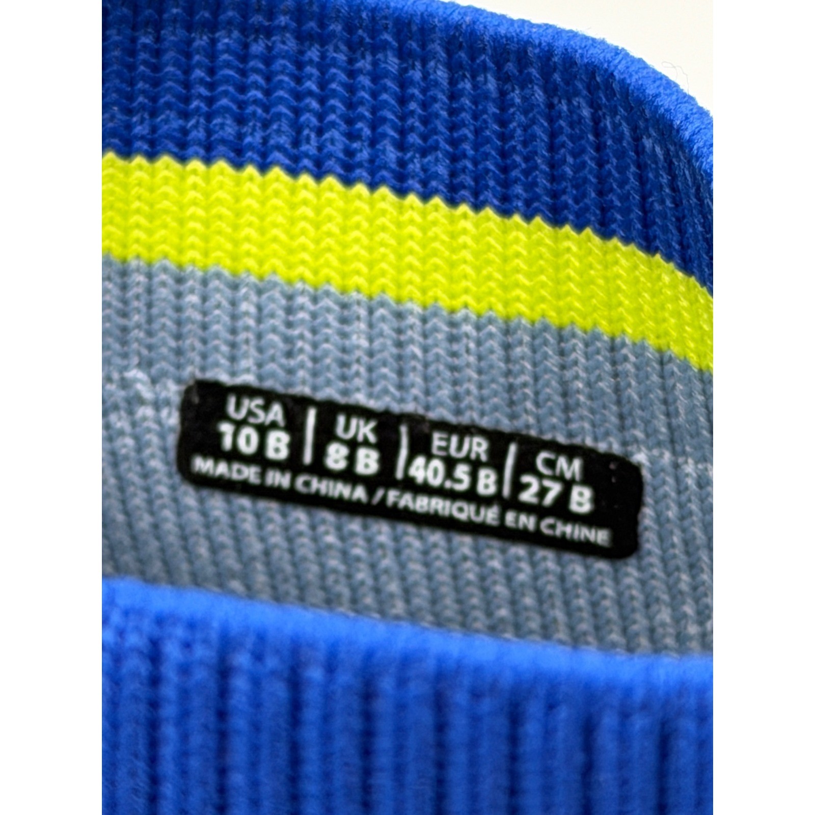 Spenco Pure Love Slip On Sneakers, Women’s 10B, Blue Fog Knit, SP1130BFG100, NIB