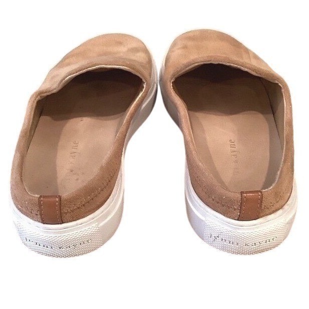 Jenni Kayne Slip On Suede Mules Sneakers Tan Honey Brown – Size 38 / US 8