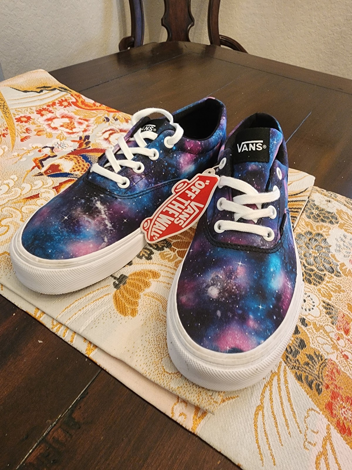 Vans Off The Wall Shoes Women’s Size 8 Cosmic Galaxy Space Low Top Sneakers NEW