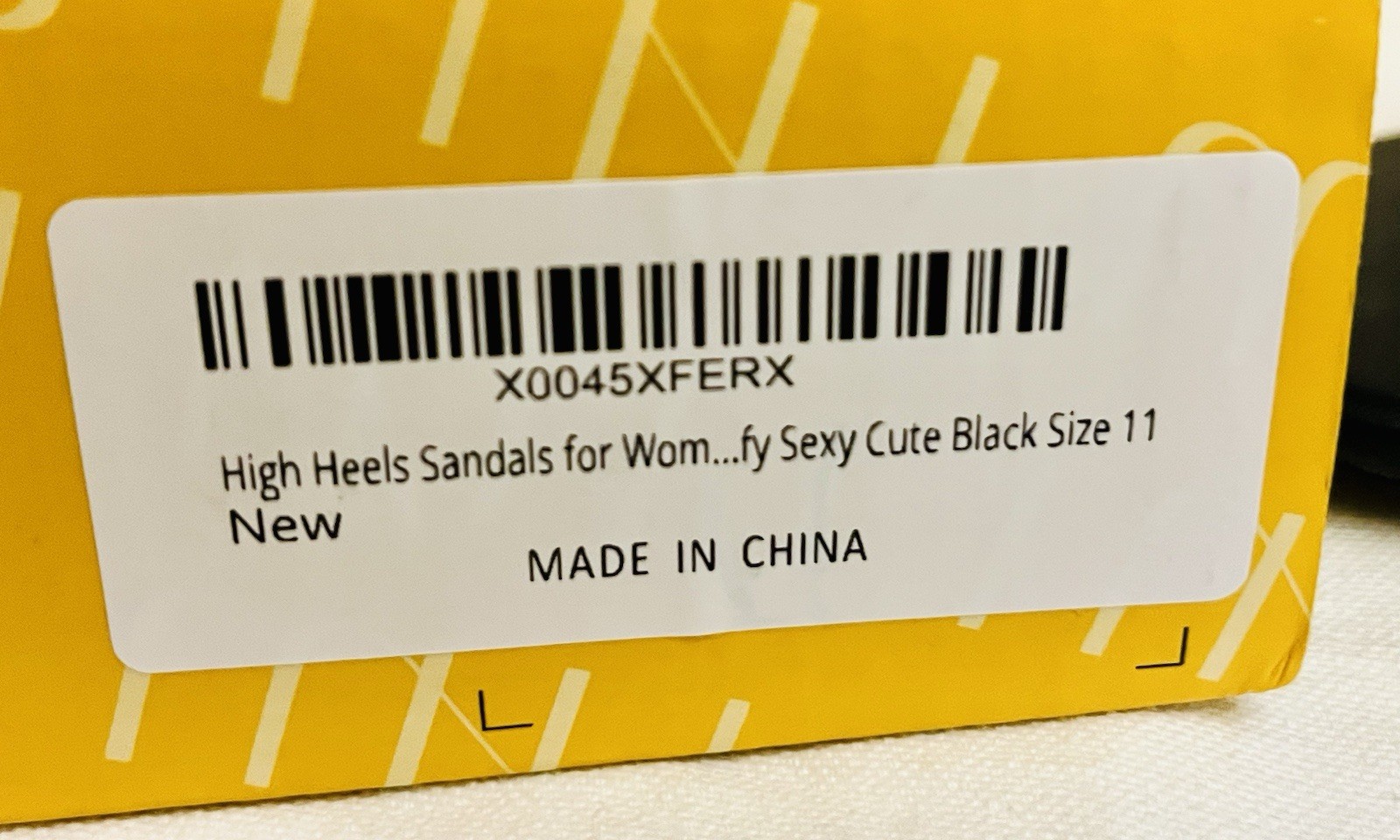 NIB New In Box Sz 11 Strappy Black Block Heels Shoes 3.25” Sandals Dressy