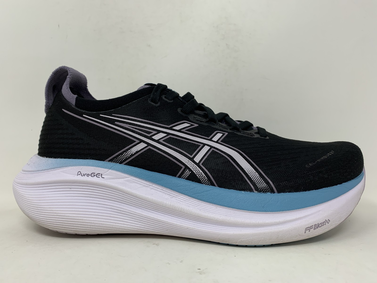 Women’s Asics Gel-Nimbus 27, Black/Dusk Violet, 9 B Medium US