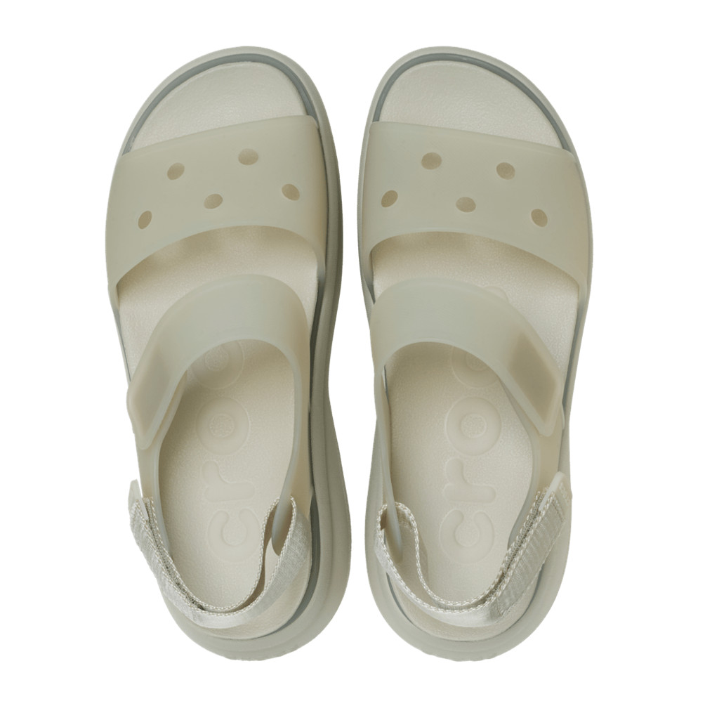 NEW CROCS Soho Frosted Y Strap Sandal 212651 Meteor Beige