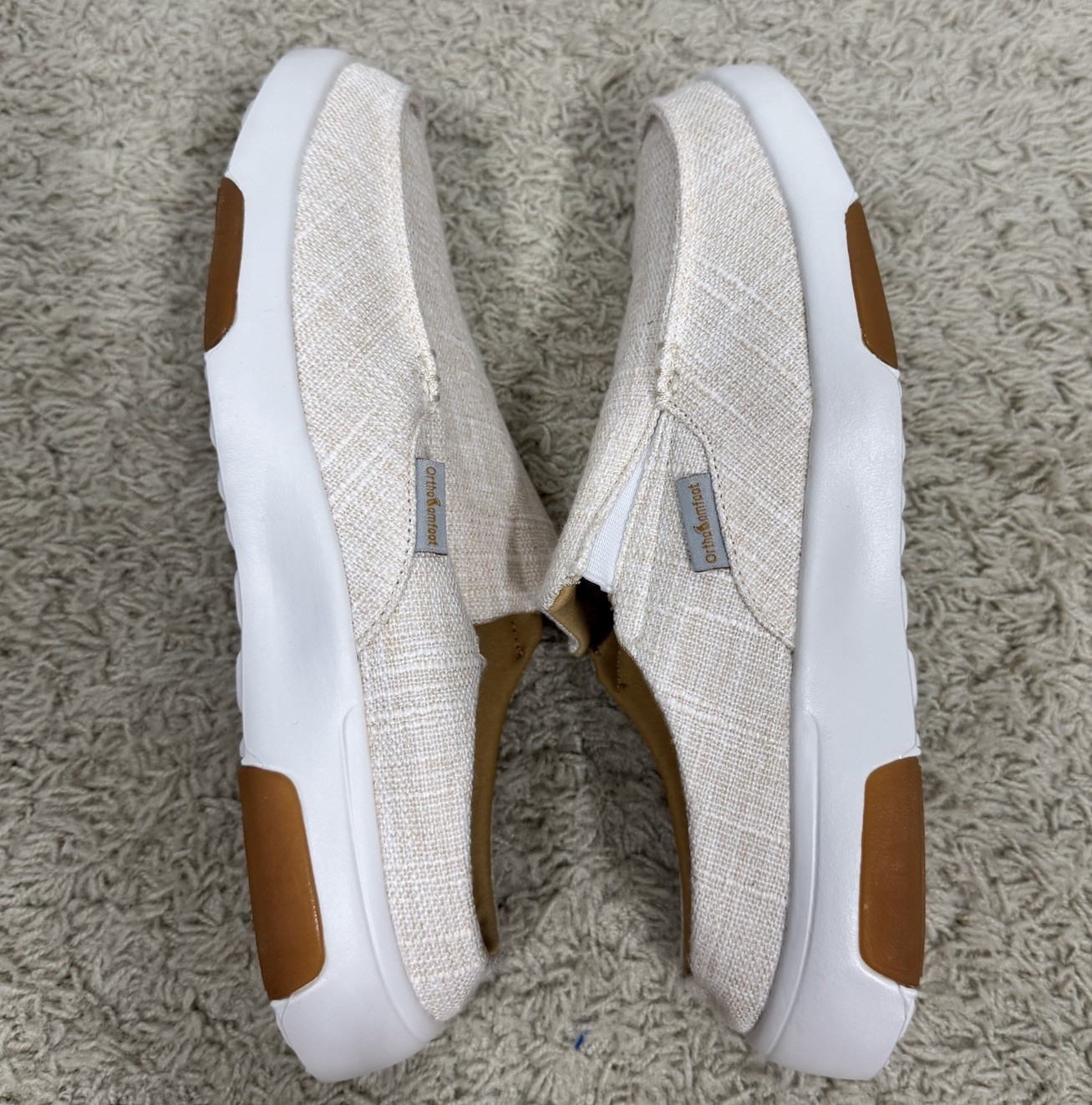 Ortho Comfoot Womens Slip On Canvas Sneaker Mules Size EU 41 US 10.5 Orthopedic