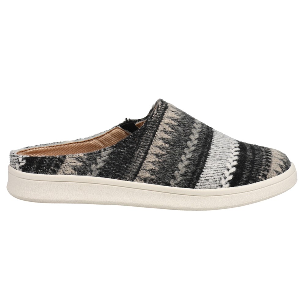 LifeStride Nomad Striped Womens Black Sneakers Casual Shoes H6589F3001