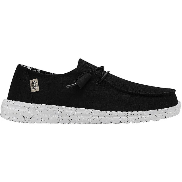 HEY DUDE Women’s Wendy Basic Odyssey Shoes Black All SIze, New