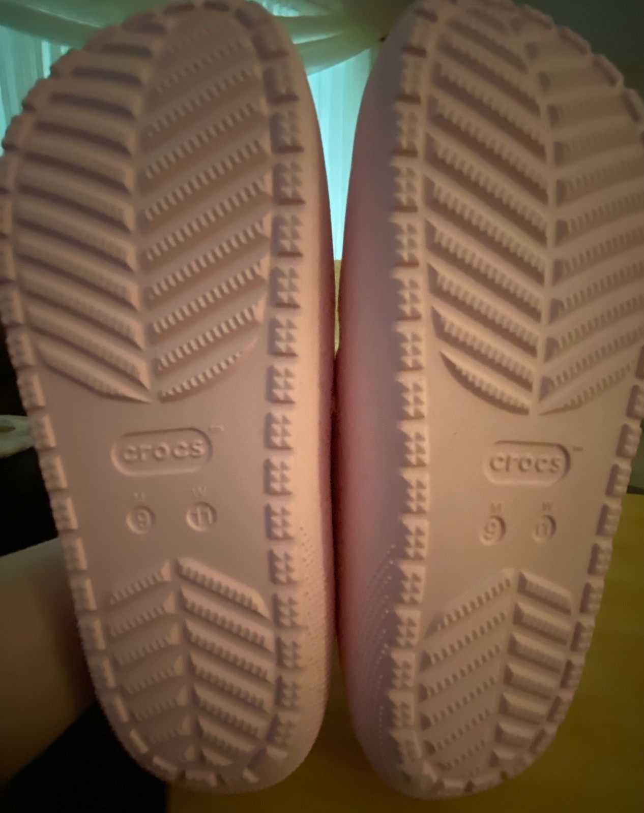 Crocs Floral Slides Pink Milk Mens 9 Womens 11