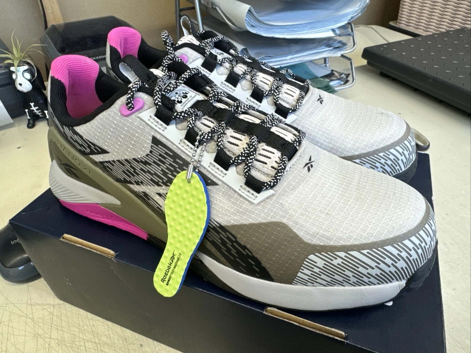 PICK SIZE – Reebok RB383 Womans Nano X1 Adventure Comp Toe Work Shoe