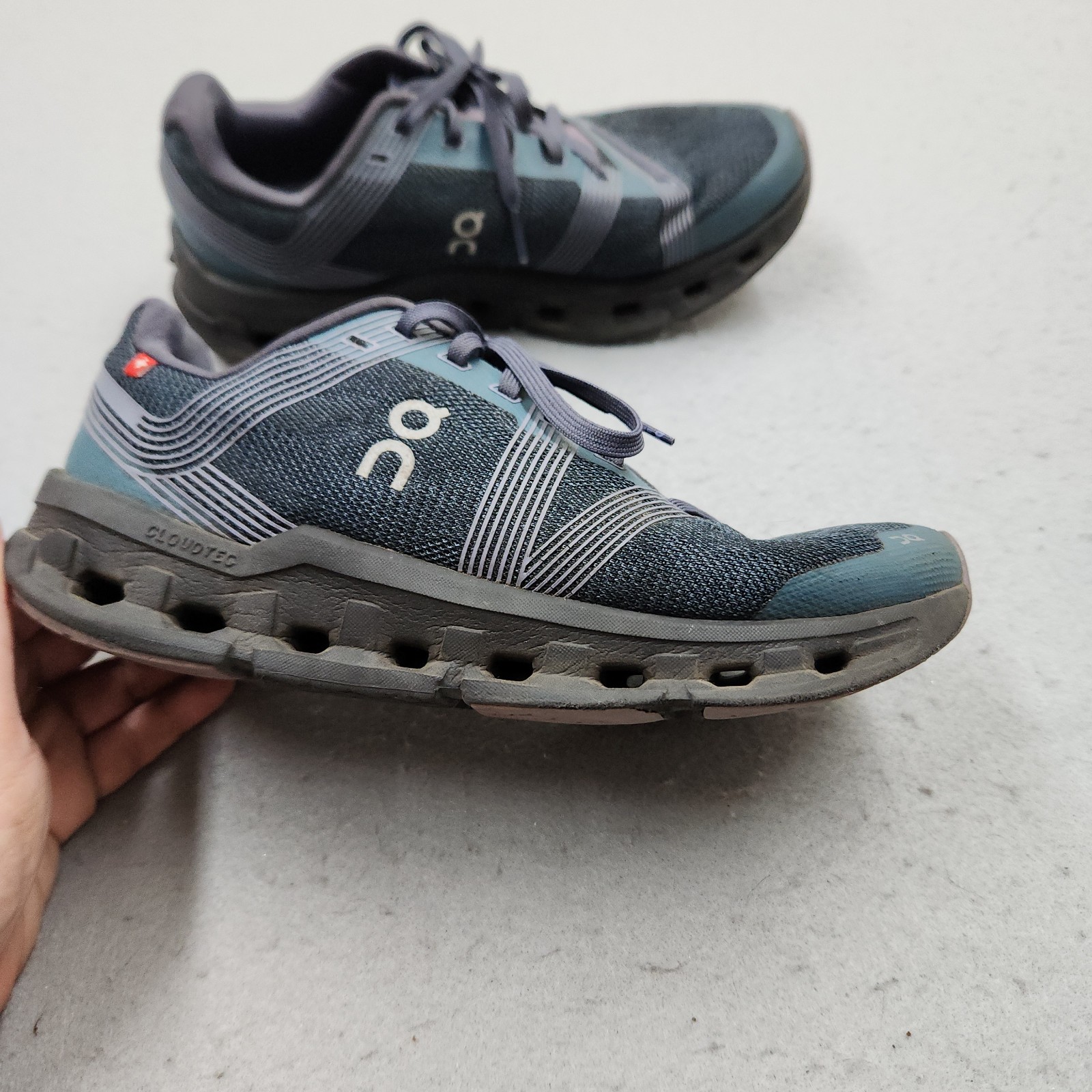 ON Cloud Shoes Womens 7.5 Blue Purple Storm Magnet Cloudgo Running Sneakers