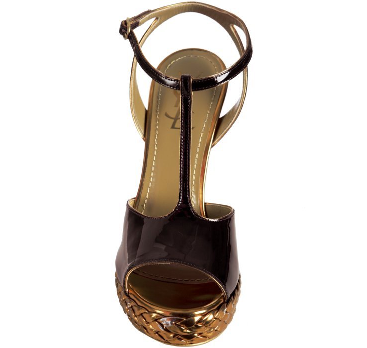 TOM FORD YSL Yves Saint Laurent TRIBUTE Black Patent Bronze EU 39.5 I LOVE SHOES