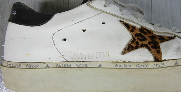 GOLDEN GOOSE Deluxe Brand Hi Star Animal Calf Hair Leopard Sneakers EU 38 US 7.5
