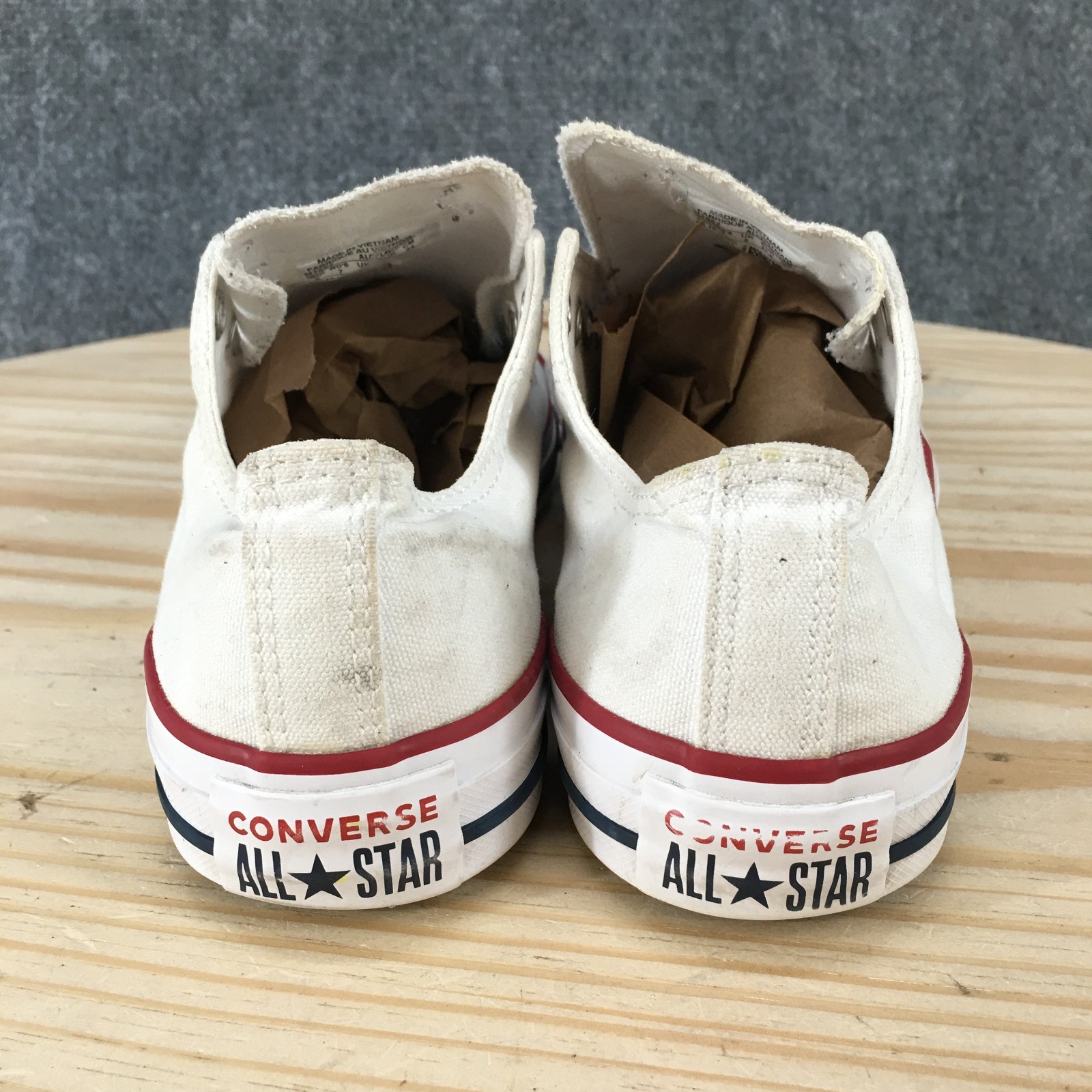 Converse Shoes Mens 5 Womens 7 Chuck Taylor All Star Low Sneakers M7652 White