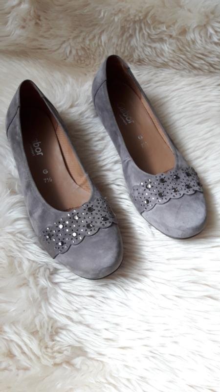 ladies gabor heels grey 41.5