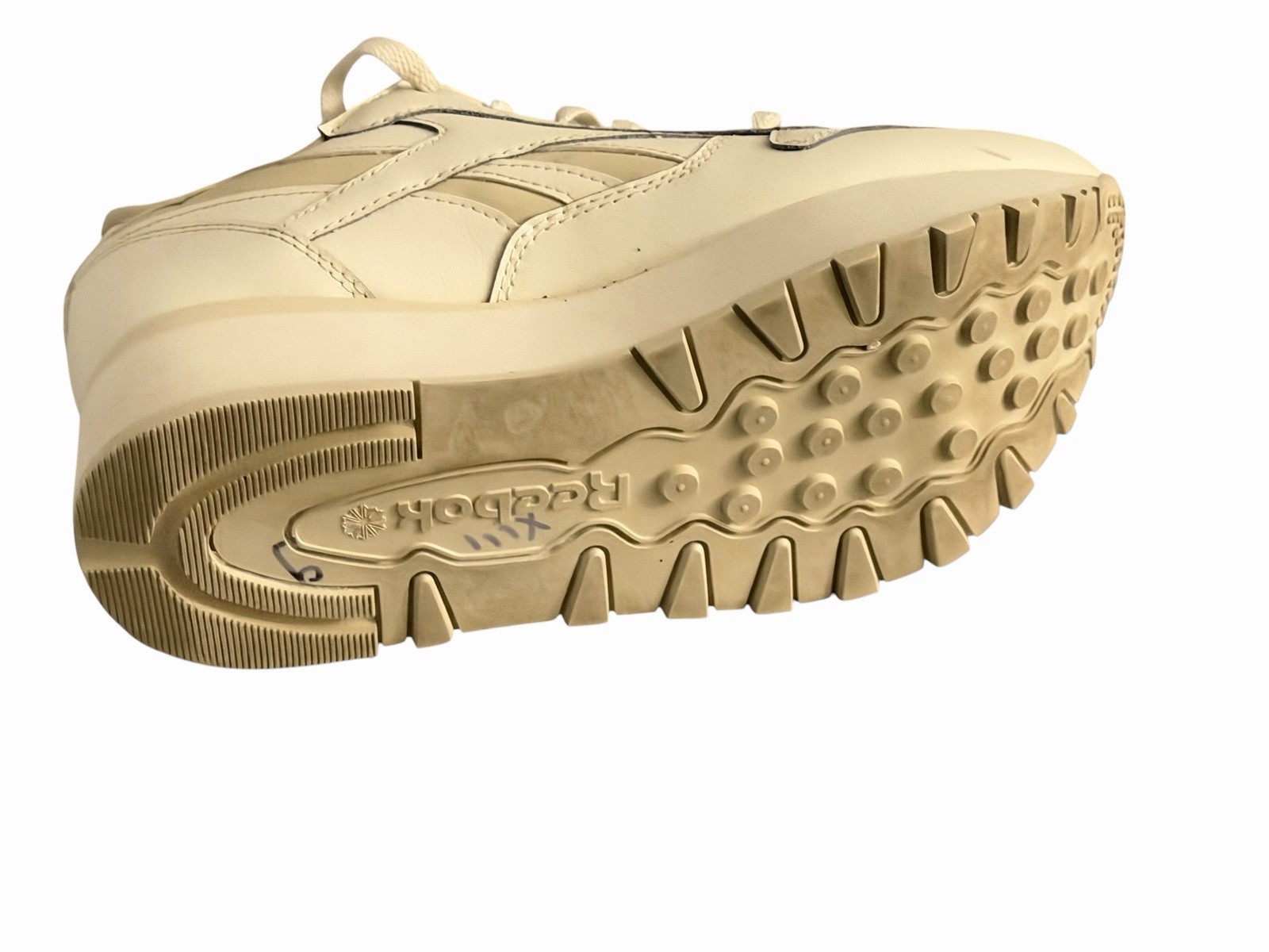 Reebok Classic Triple Lift Womens Shoes Sz 9 Chalk Alabaster Platform Sneakers