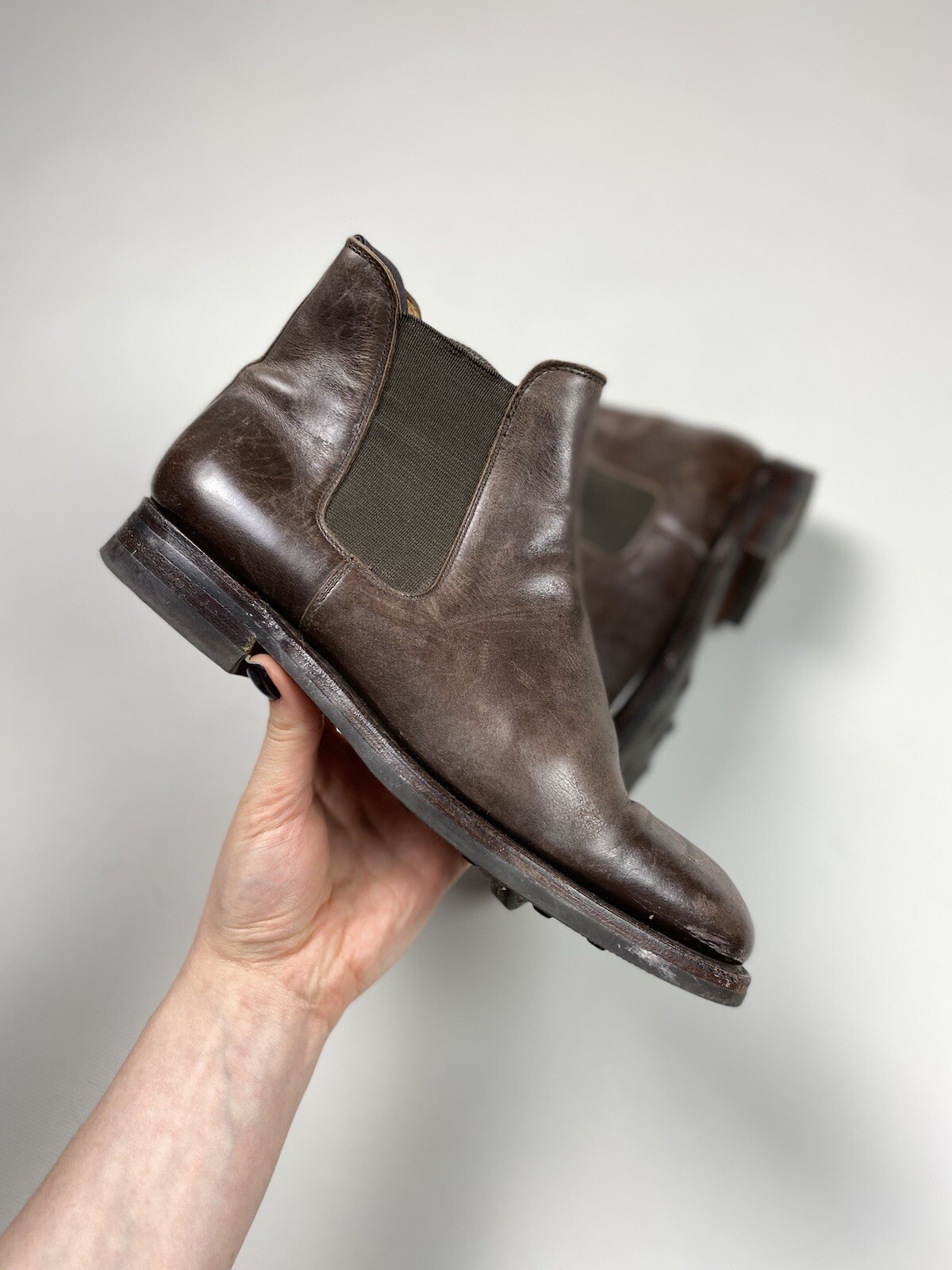 Crockett & Jones Gresham ladies leather Chelsea shoes boots size 9