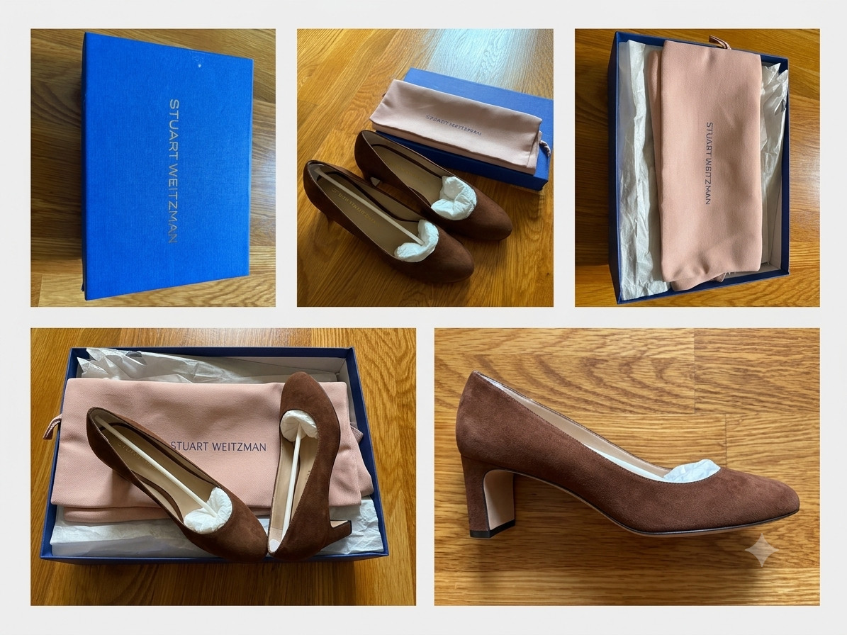 Stuart Weitzman Babette 60 mm Suede Pumps size 8.5 brand new