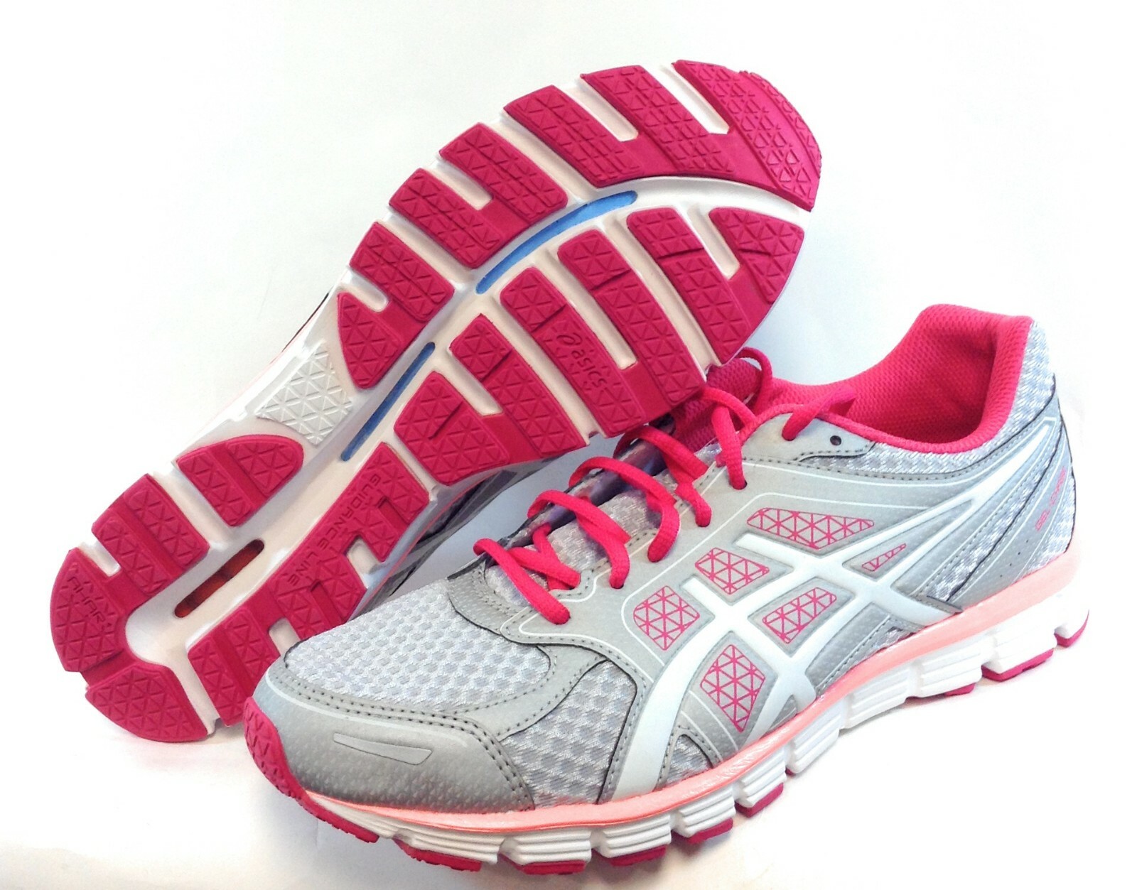 Womens Asics Gel Chase T3A7Q 9334 Silver White Rose Pink Sneakers Shoes