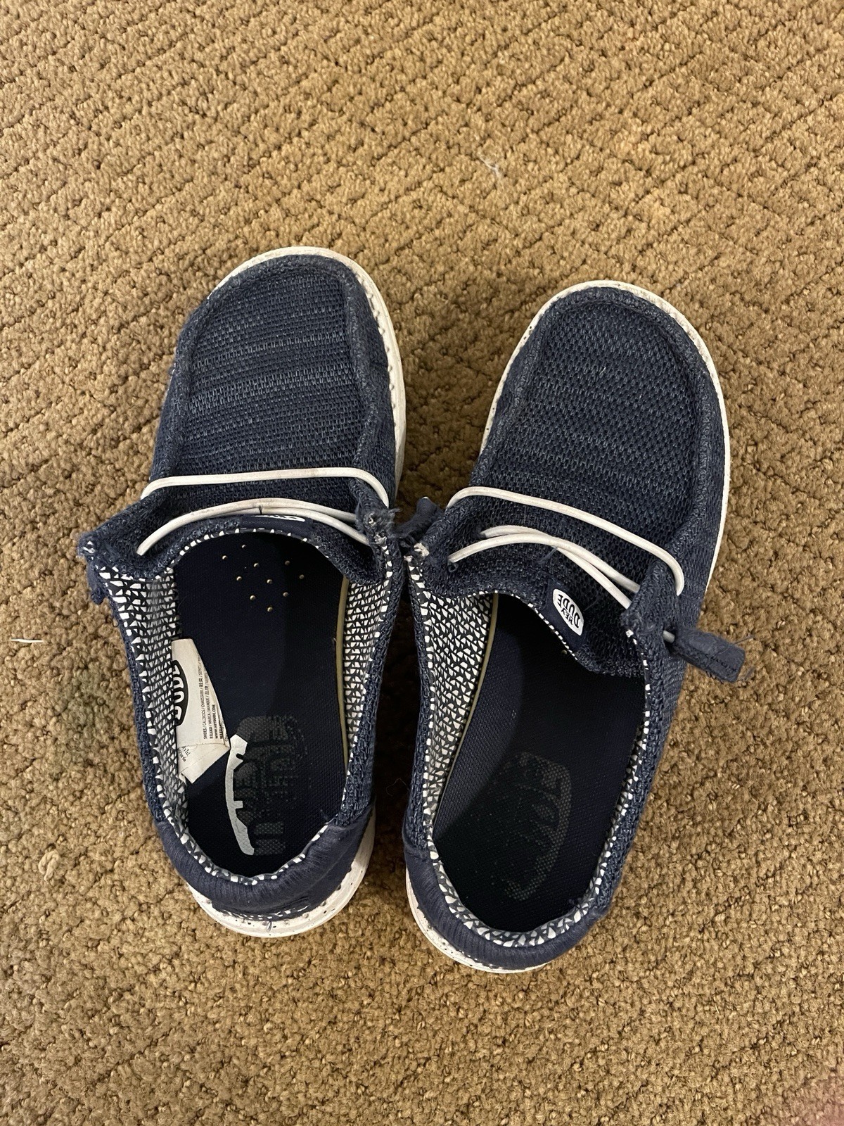 Hey Dude Wendy Stretch Sox Women’s Casual Shoes Navy, Size W7