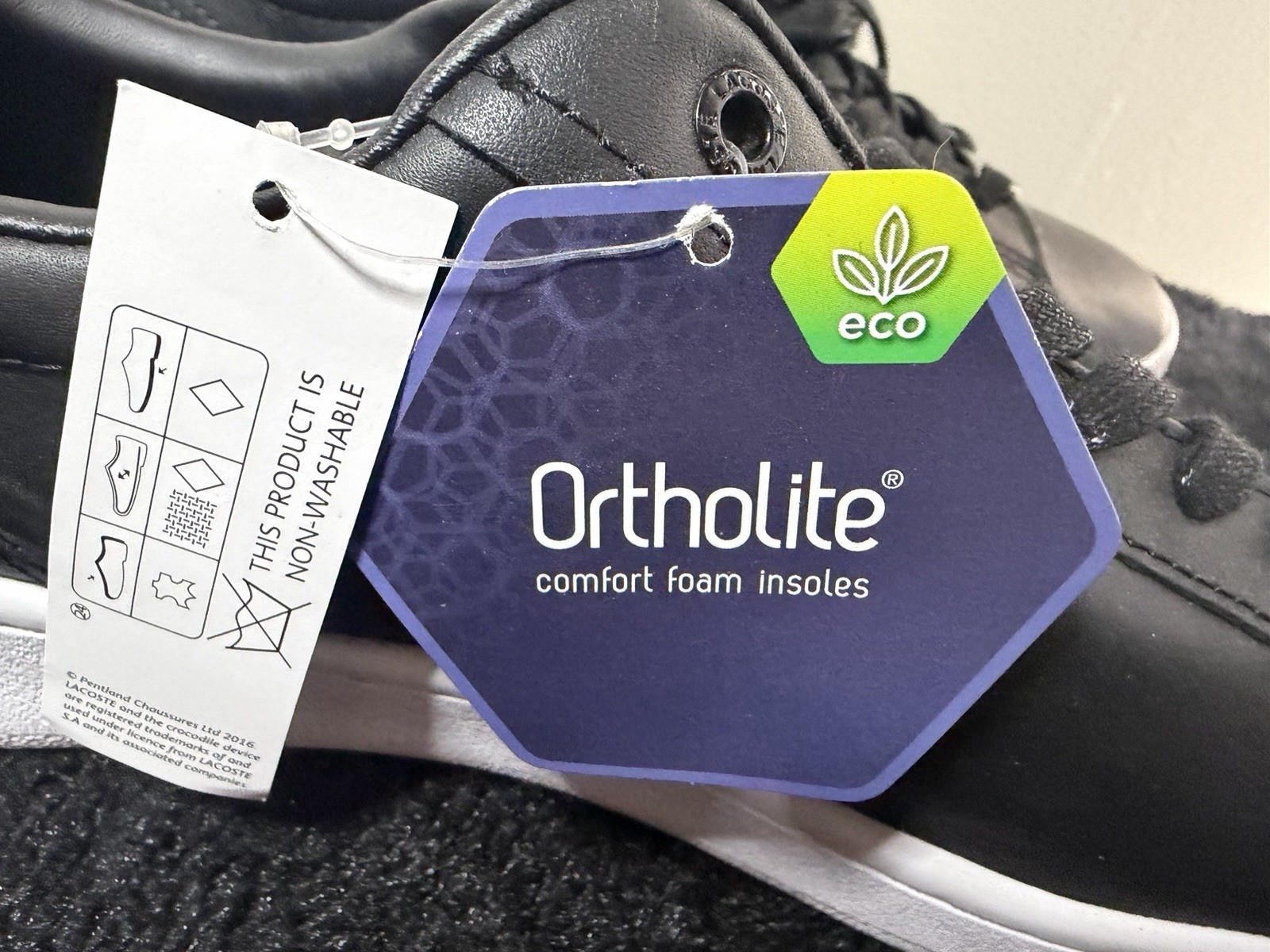 Lacoste Women’s Carnaby Evo Black Sneakers – US Size 7.5Casual Shoes Lacost Logo