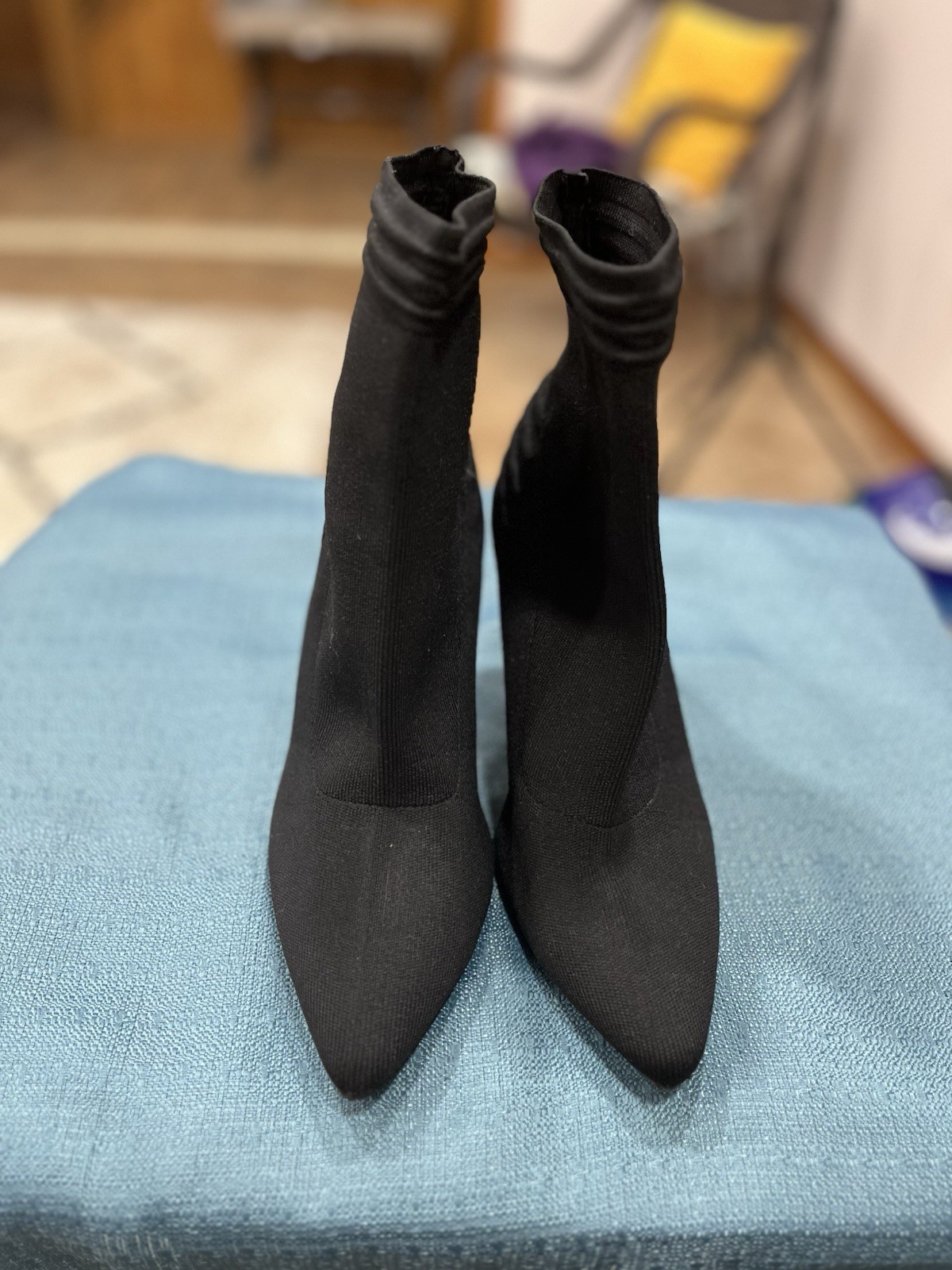 Textured MIA Ankle Stilleto Booties Women’s Size 7.5