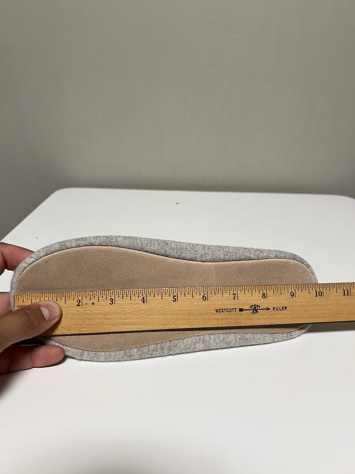 N. PEAL 100% Cashmere Women’s Slippers Fumo Gray EU 39-40 US 9-9.5